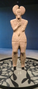Statur des Keltenfürst, Glauburg Museum