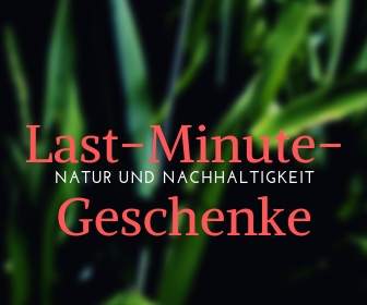 Last Minute - und Ticketke Natur Geschenecke.