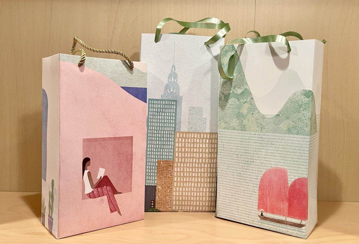 Litmitfu 50 Weihnachts-Geschenktüten Mit „Merry Christmas“ – Bunt, Lebensmittelecht