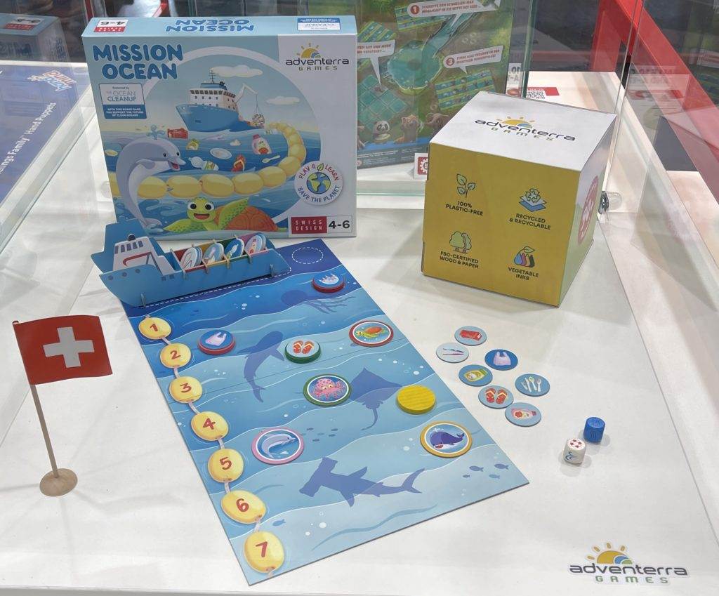 Spiel für Kinder ab 4 Jahren "Mission Ocean" zur Umwelterziehung.