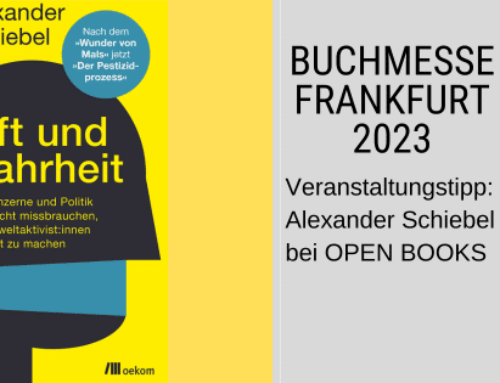 Buchmesse Frankfurt 2023 – Veranstaltung mit Alexander Schiebel bei OPEN BOOKS