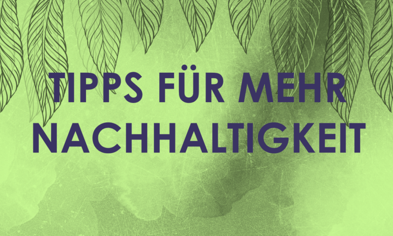 Tipps für mehr Nachhaltigkeit in deinem Leben - RAEMPEL