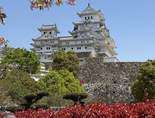 Der japanische Garten Koko-en bei der Burg Himeji